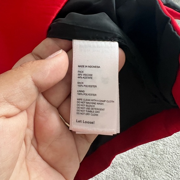 Kate Spade Red Strapless Dress- Sz 6 - Picture 2 of 6